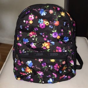 LeSportSac Backpack with matching pouch.